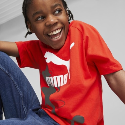 Puma Marškinėliai Paaugliams X Miraculous Tee Red 538683 20