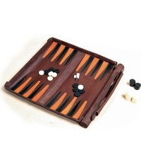 Skórzana podróżna gra w tryktraka Roll & Play