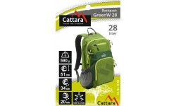 Plecak składany turystyczny podróżny miejski uniwersalny Cattara GreenW 28 l