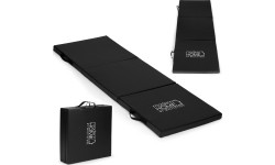 Materac gimnastyczny czarny do ćwiczeń fitness 182x60cm