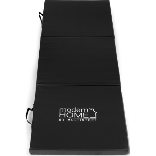 Materac gimnastyczny czarny do ćwiczeń fitness 182x60cm