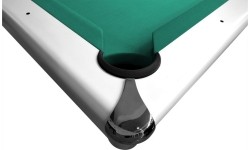 Stół bilardowy Dynamic Triumph - matowa biel, 7 stóp
