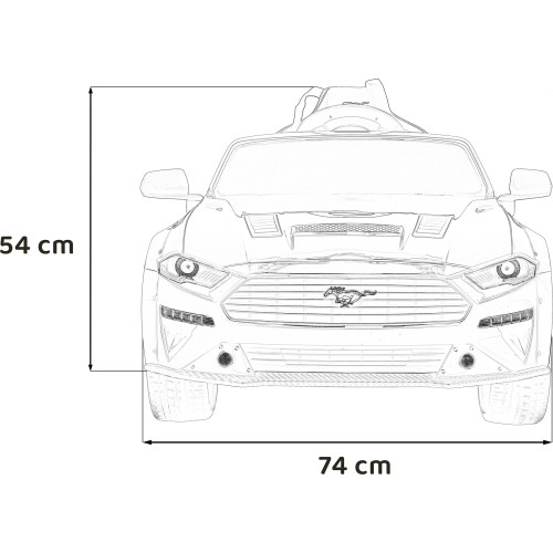 Pojazd Ford Mustang GT czerwony