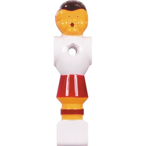 Zapasowe piłkarzyki Buffalo, czerwono-białe, 16 mm, 4 szt.