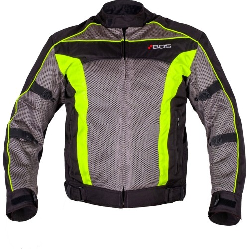 Męska kurtka motocyklowa BOS Tokyo - Neon