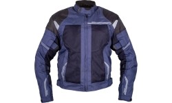 Męska letnia kurtka motocyklowa BOS Hobart - Niebieski