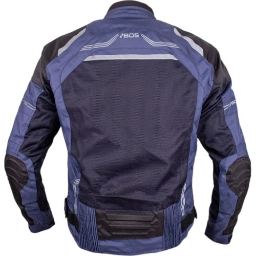 Męska letnia kurtka motocyklowa BOS Hobart - Niebieski