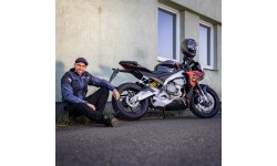 Męska letnia kurtka motocyklowa BOS Hobart - Niebieski