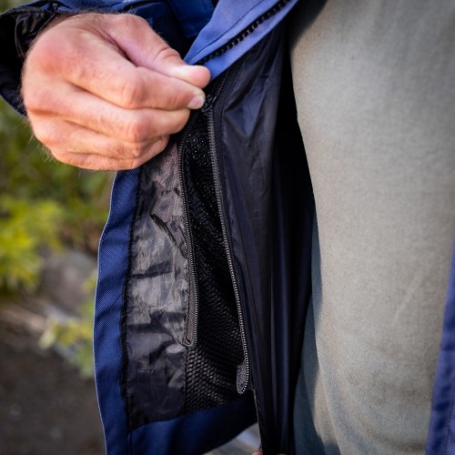 Męska letnia kurtka motocyklowa BOS Hobart - Niebieski