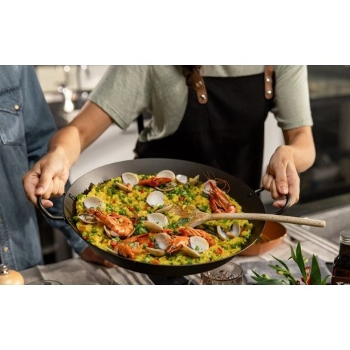 Patelnia do paelli ze stali węglowej Skottsberg 38cm