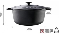 Żeliwny garnek Skottsberg Casserole 5,5l