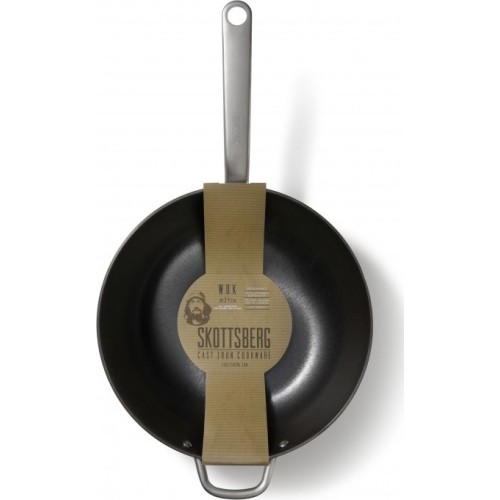 Żeliwna patelnia WOK Skottsberg 34cm
