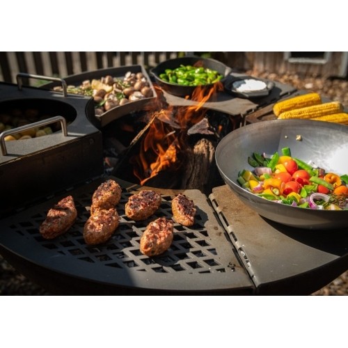 Modułowy grill Remundi w kształcie rombu