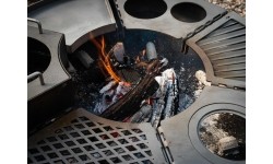 Modułowy grill Remundi w kształcie rombu