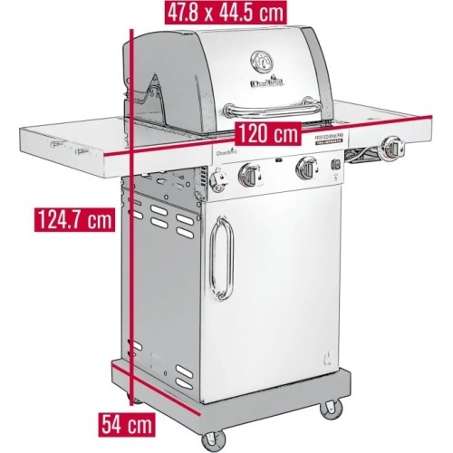 Dujinis grilis Char-Broil Professional Pro S 2