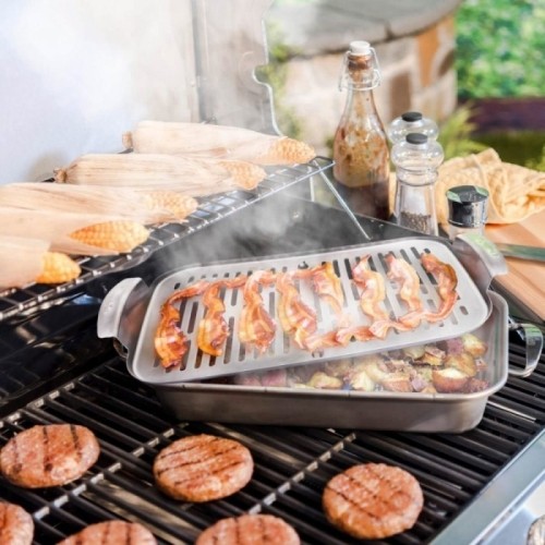 Taca do grillowania Char-Broil Grill+ ze stali nierdzewnej