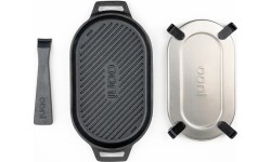 Żeliwna patelnia ryflowana Ooni Grizzler