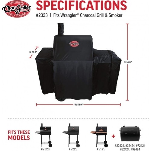 Pokrowiec na grilla Char Griller Wrangler/Wrangler Smoker