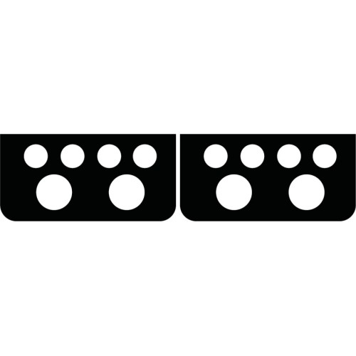 Miękki futerał na kije bilardowe, Predator Roadline, czarno-żółty, 4x8, 85 cm