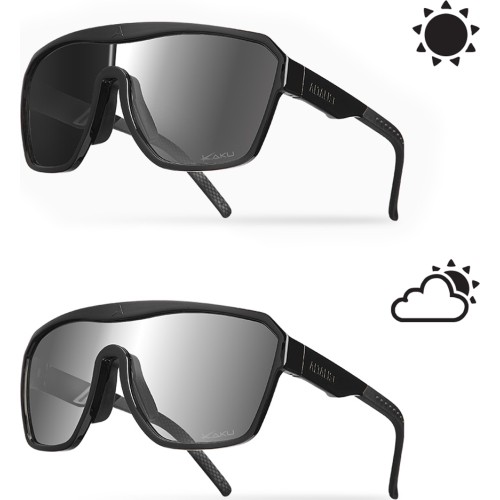Sportowe okulary przeciwsłoneczne Altalist Kaku LS1 - Black with Smoke Lenses