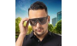 Sportowe okulary przeciwsłoneczne Altalist Kaku LS1 - Black with Smoke Lenses