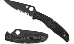 Nóż składany Spyderco C10PSBBK Endura 4, Czarny