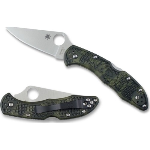 Nóż składany Spyderco C11ZFPGR Delica 4 Zome, zielony