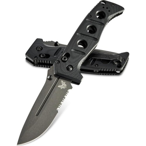 Nóż składany Benchmade 275SGY-1 Adamas Combo, szary
