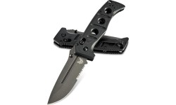 Nóż składany Benchmade 275SGY-1 Adamas Combo, szary