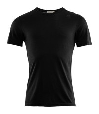 Męska koszulka podkoszulkowa Aclima LW Undershirt Tee, czarna, rozmiar S - 123