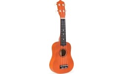 Gitara ukulele dla dzieci drewniana 4 struny nylonowe ECOTOYS