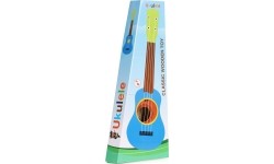 Gitara ukulele dla dzieci drewniana 4 struny nylonowe ECOTOYS