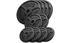 Zestaw obciążeń żeliwnych slim 30 kg / 4 x 1,25 kg, 2 x 2,5 kg, 4 x 5 kg - Marbo Sport