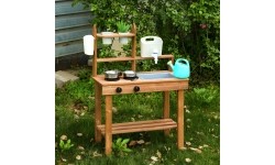 Kuchnia błotna dla dzieci outdoor z drewna jodłowego ECOTOYS