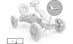 Rally - prawy reflektor wyścigowy