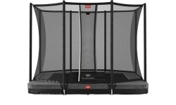 BERG Ultim Favorit InGround 280 szary + siatka zabezpieczająca Comfort