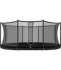BERG Grand Favorit InGround 520 Czarny + siatka zabezpieczająca Comfort