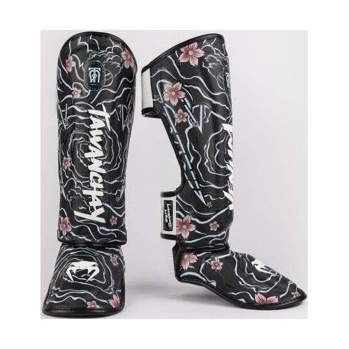 Ochraniacze Venum x Tawanchay czarny/biały