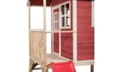 Drewniany domek do zabawy EXIT Loft 300 - czerwony