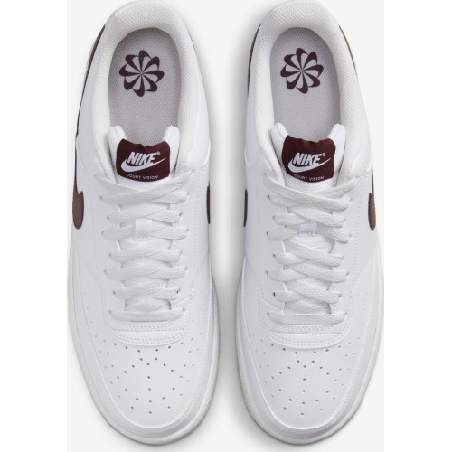Nike Avalynė Vyrams Court Vision Lo Nn White Bordeaux DH2987 113