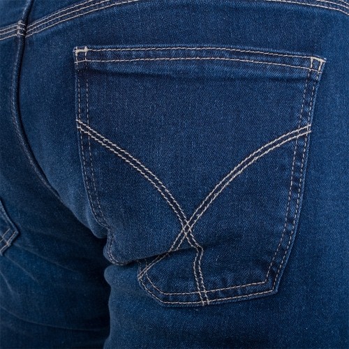 Męskie jeansy motocyklowe BOS Micas - Acid Blue