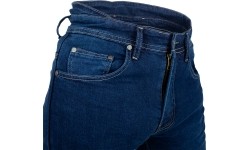 Męskie jeansy motocyklowe BOS Micas - Acid Blue