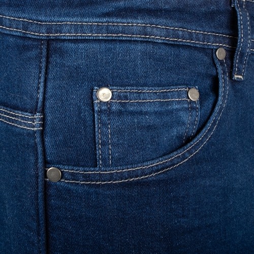 Męskie jeansy motocyklowe BOS Micas - Acid Blue