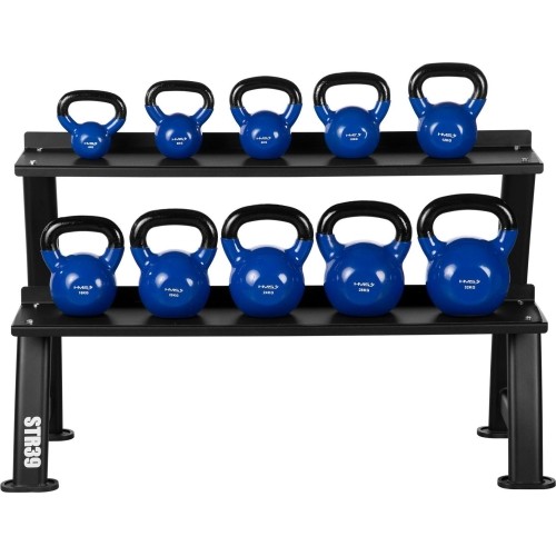 STR39 DWUPOZIOMOWY STOJAK NA KETTLEBELL KOMERCYJNY HMS