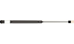 Kij bilardowy do karamboli Buffalo Elan nr 7 biało-czarny 140 cm