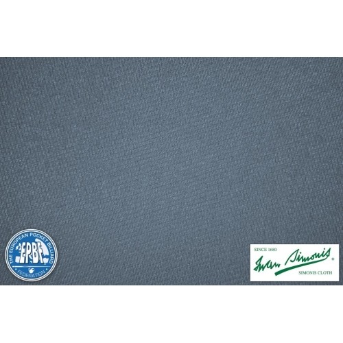 Obrus bilardowy, Simonis 860 HR, 165 cm, szary rekin