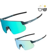 Fotochromowe sportowe okulary przeciwsłoneczne Altalist Hayate - Modrá s modrými skly