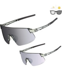 Fotochromowe sportowe okulary przeciwsłoneczne Altalist Hayate - šedá se stříbrnými skly