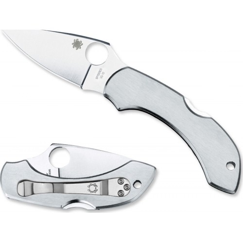 Składany nóż myśliwski survivalowy Spyderco C28P Dragonfly - stal nierdzewna