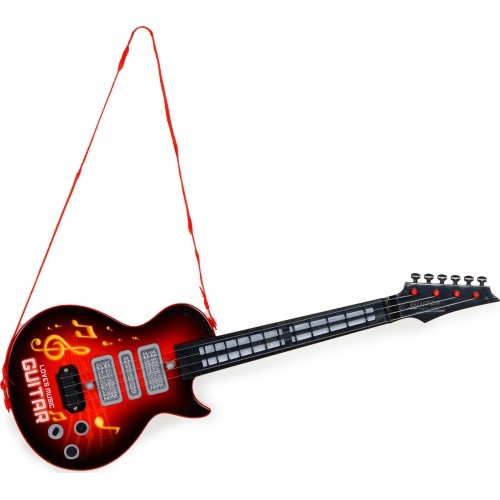Rockowa gitara dla dzieci z nauką gry na gitarze podczerwień melodie